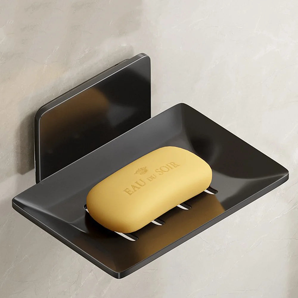 Stenoc No Drilling Bathroom Shower Aluminum Alloy Soap Holder Bathroom