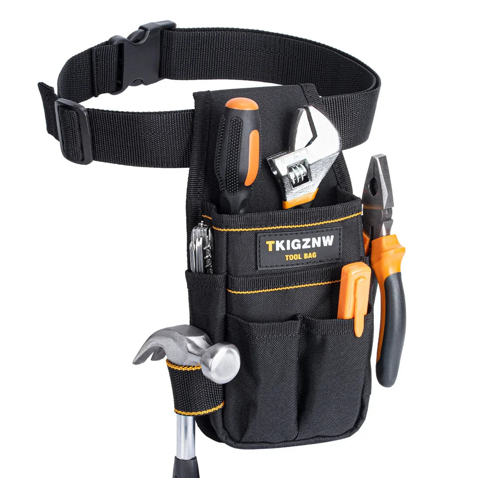TKIGZNW Pocket Tool Pouch，6-Pouches and 9 Screwdriver Loops Construction
