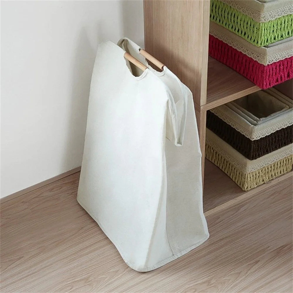 Waterproof Laundry Basket Cotton Linen Dirty Clothes Dirty Fabric Organizer