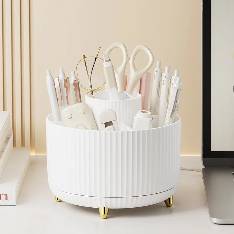 Storage Box 360 Rotating Cosmetic Organizer Large Capacity