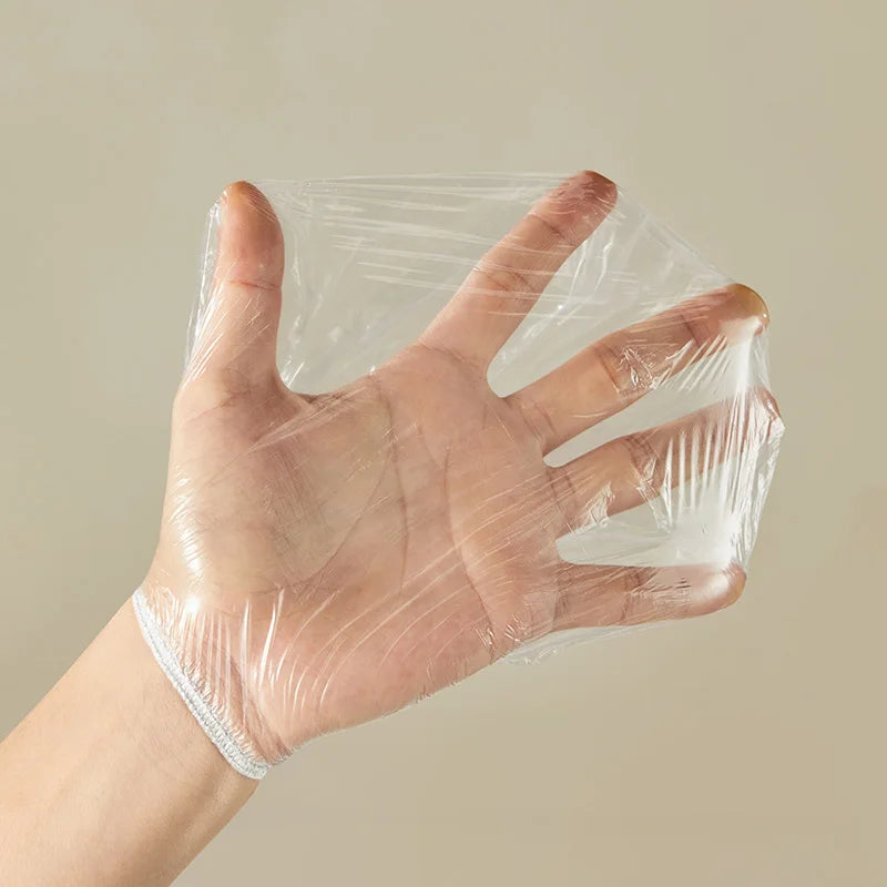 100 Pieces of Disposable Food-Grade Cling Film Covers for Home Kitchen