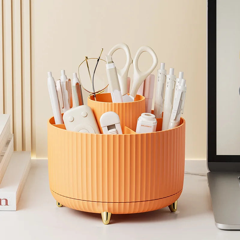 Storage Box 360 Rotating Cosmetic Organizer Large Capacity