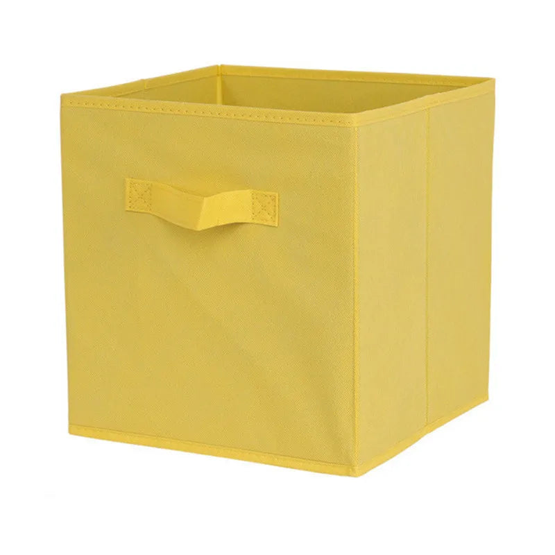 Cube Non Woven Fabric Storage Bin Collapsible Storage Box Home Supplies