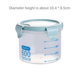 Eprolo 1/4-piece sealed jars for grain storage, spices, and dry ingredients in clear, airtight containers