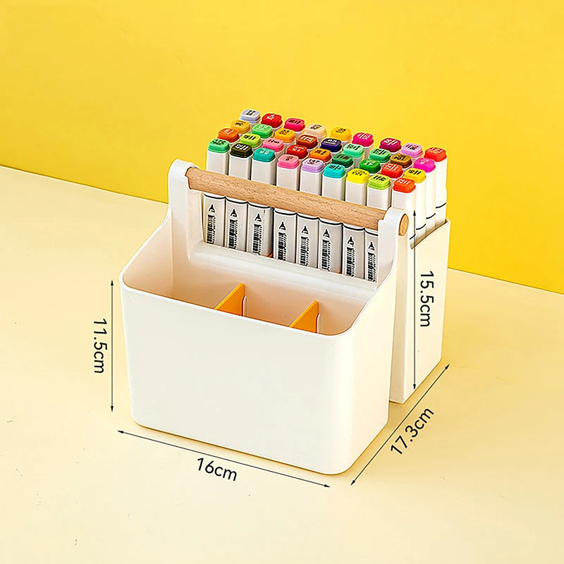 Large Multifunctional Storage Holder School Office Portable Pen Holder