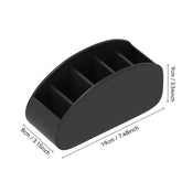 eprolo remote control holder with 5 compartments, storage box organizer for keeping remote controls tidy and accessible