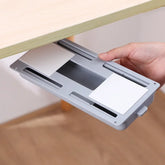 eprolo hidden drawer organizer with no-punch under desk stationery box tray for storing office supplies and accessories