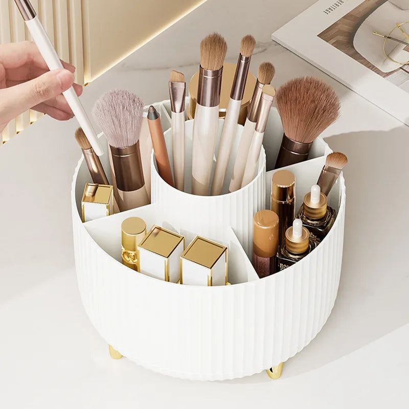 Storage Box 360 Rotating Cosmetic Organizer Large Capacity