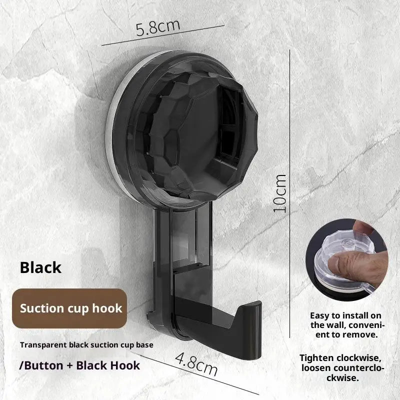 Powerful Suction Cup Hooks Traceless Heavy Duty Robe Towel Hook