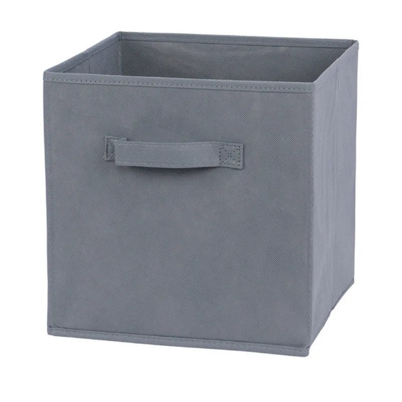 Cube Non Woven Fabric Storage Bin Collapsible Storage Box Home Supplies