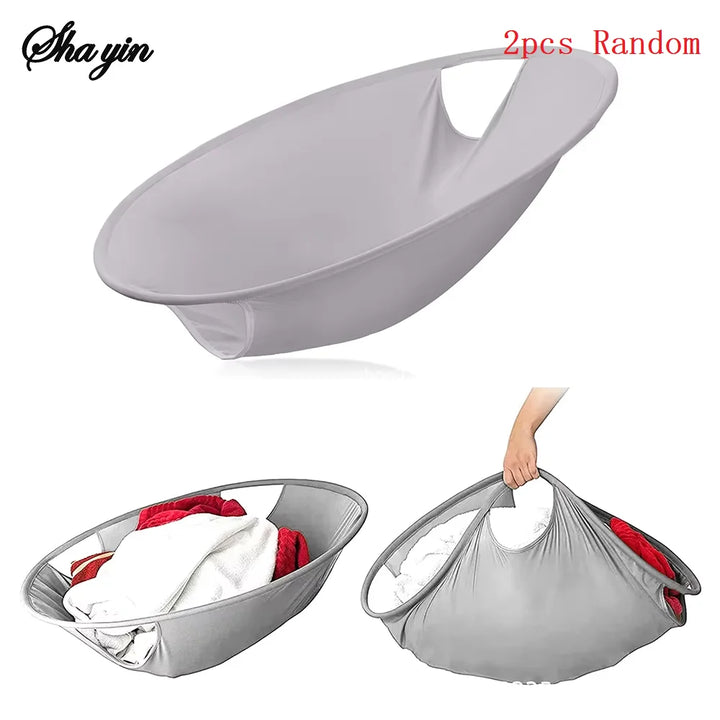 Portable Foldable Dirty Clothes Basket Storage Basket Laundry Hamper