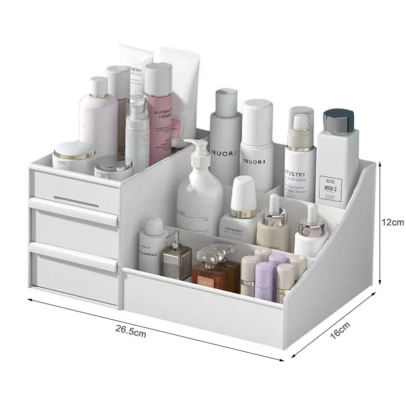 Plastic Drawer Makeup Storage Box Dormitory Finishing Shelf