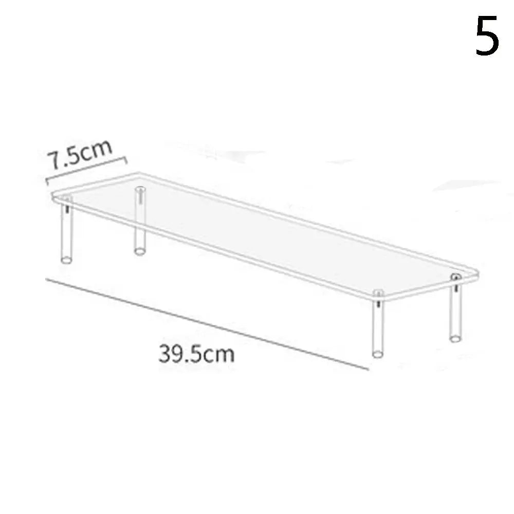 Tier Organizer Box Multi-layer Acrylic Display Stand - Transparent Storage Rack