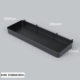eprolo pegboard combination desktop storage kit with vertical and clip-type pegboard for organizing workspace tools