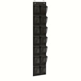 eprolo hanging over-the-door shoe organizer with multiple fabric pockets for storing shoes and accessories