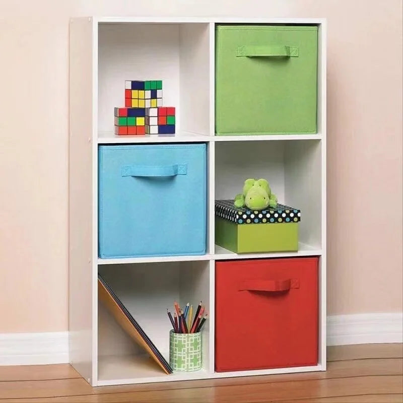 Eprolo cube non-woven fabric storage bin, collapsible home storage box with handles, ideal for organizing household items