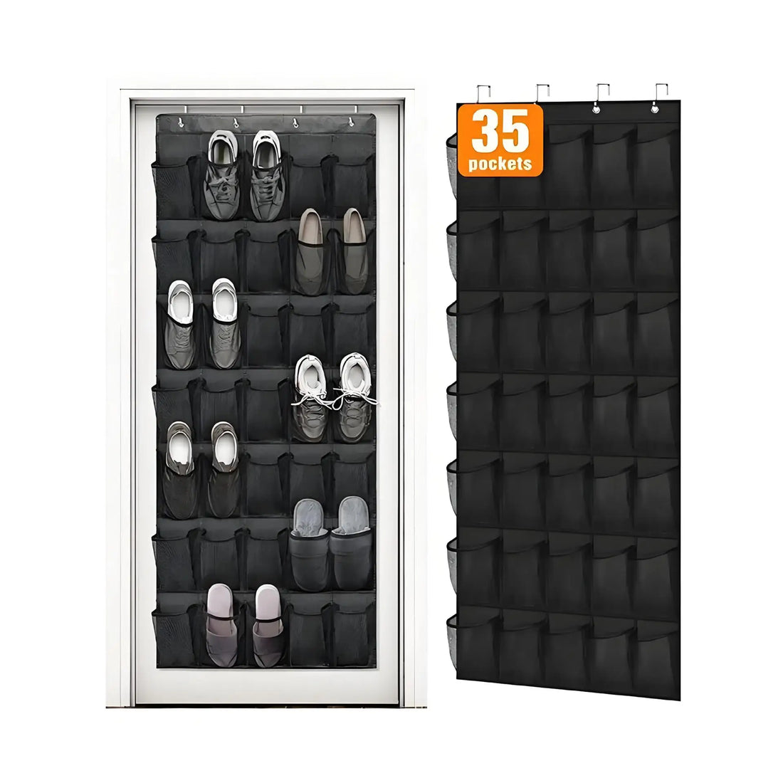 Pockets Over The Door Shoe Organizer Hanging Shoe Storage Rack
