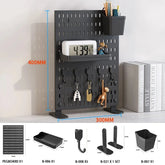Eprolo pegboard combination desktop storage kit with vertical and clip-type pegboard for organizing tools and supplies.