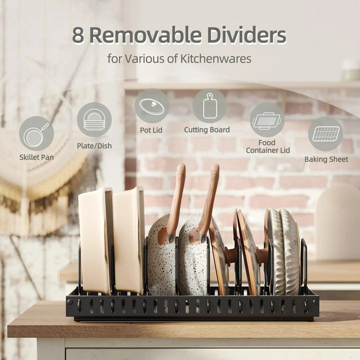 Kitchen Multifunctional Organizer - Spice Rack & Dish Drying Racks Drawer Organizer