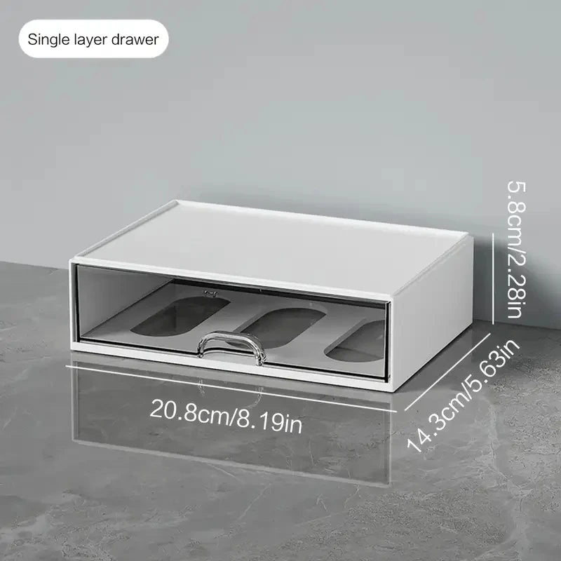 Desktop Combination Drawer Storage Box Desk Organizer Pen Holder