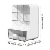 eprolo large-capacity oblique pen holder for students, desk stationery storage box with compartments for pens and supplies