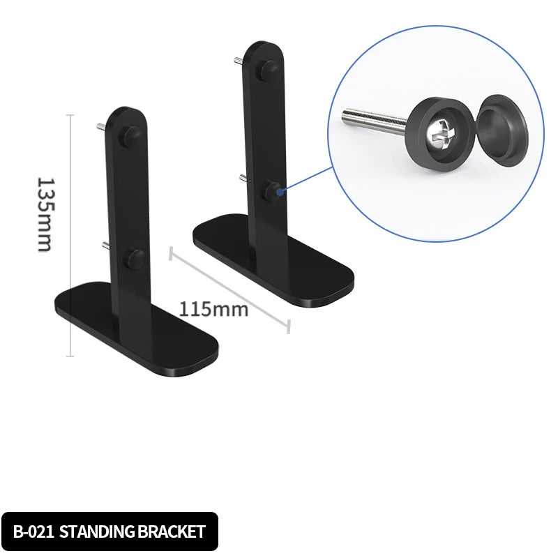 Pegboard combination desktop storage kit, vertical and clip-type pegboard