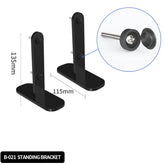 eprolo pegboard combination desktop storage kit with vertical and clip-type pegboard for organizing workspace surfaces