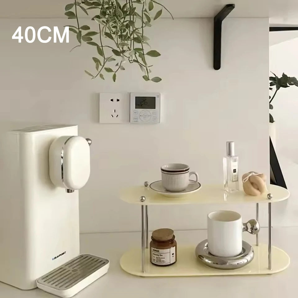 Ins Style Acrylic Storage Rack Desktop Organiz Decorative Shelf