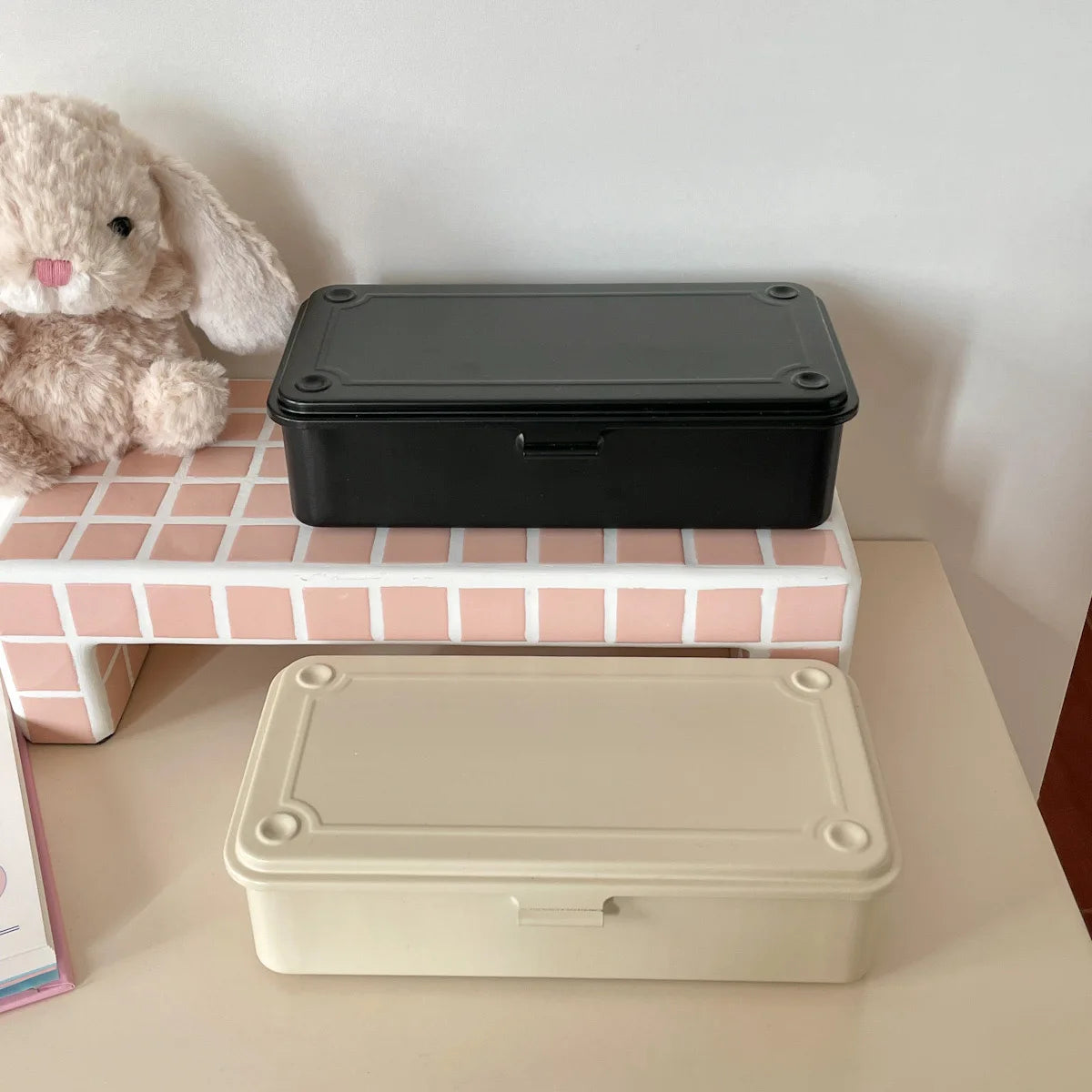 eprolo multifunctional metal desk organizer with compartments for stationery and storage, ideal for school or office use