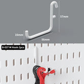 eprolo home and office desktop pegboard standing storage rack with adjustable height, organizing tools and accessories.