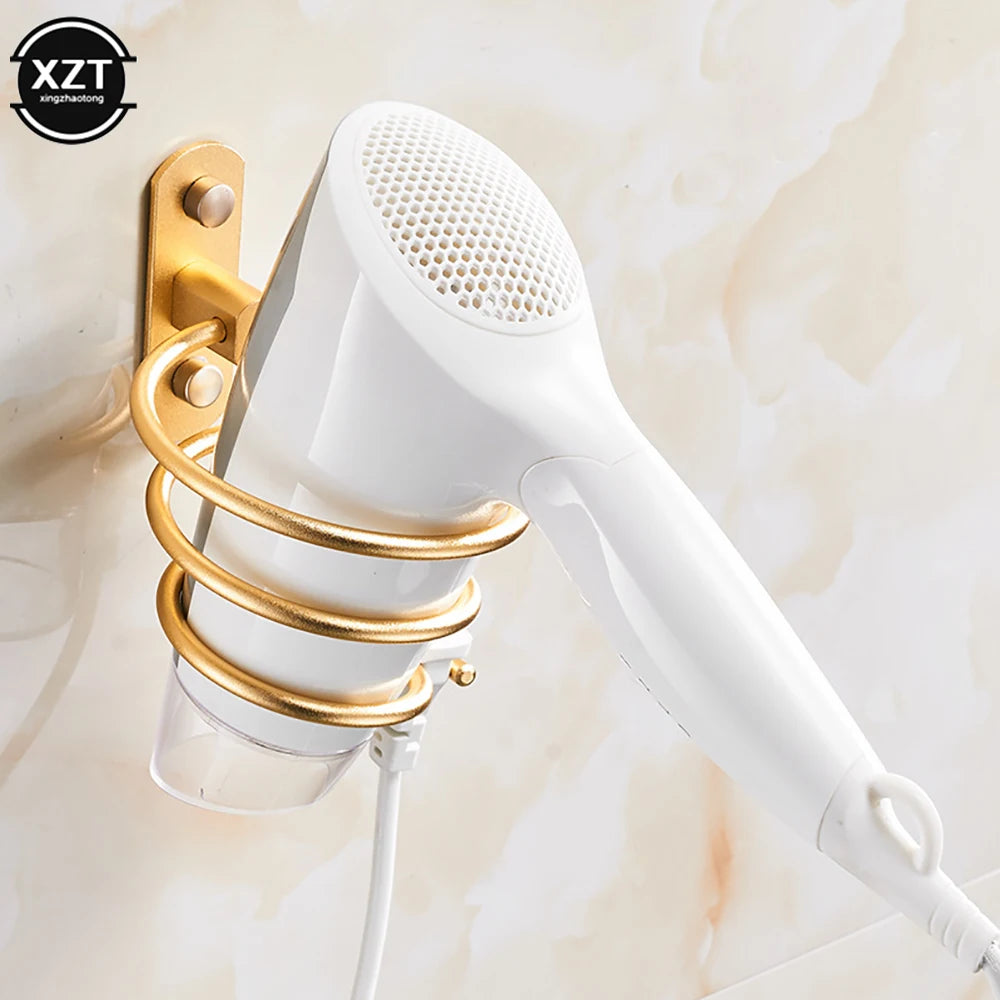 Hair Dryer Organizer Rack Aluminum Bathroom Hairdryer And Straightener Holder