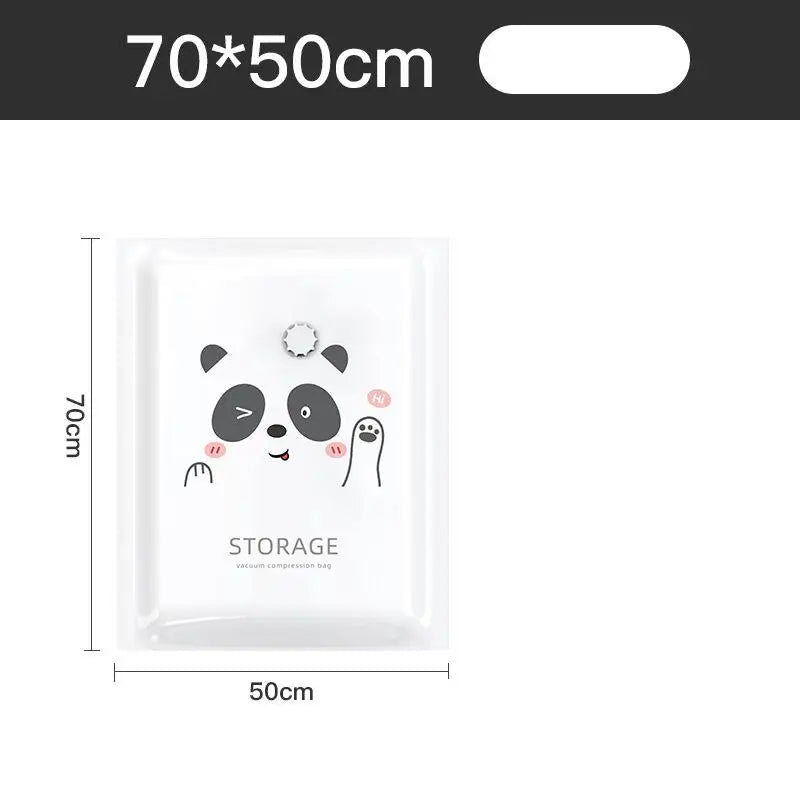 Reusable Vacuum Bag and Pump Cover for Clothes Storing Large Plastic Container