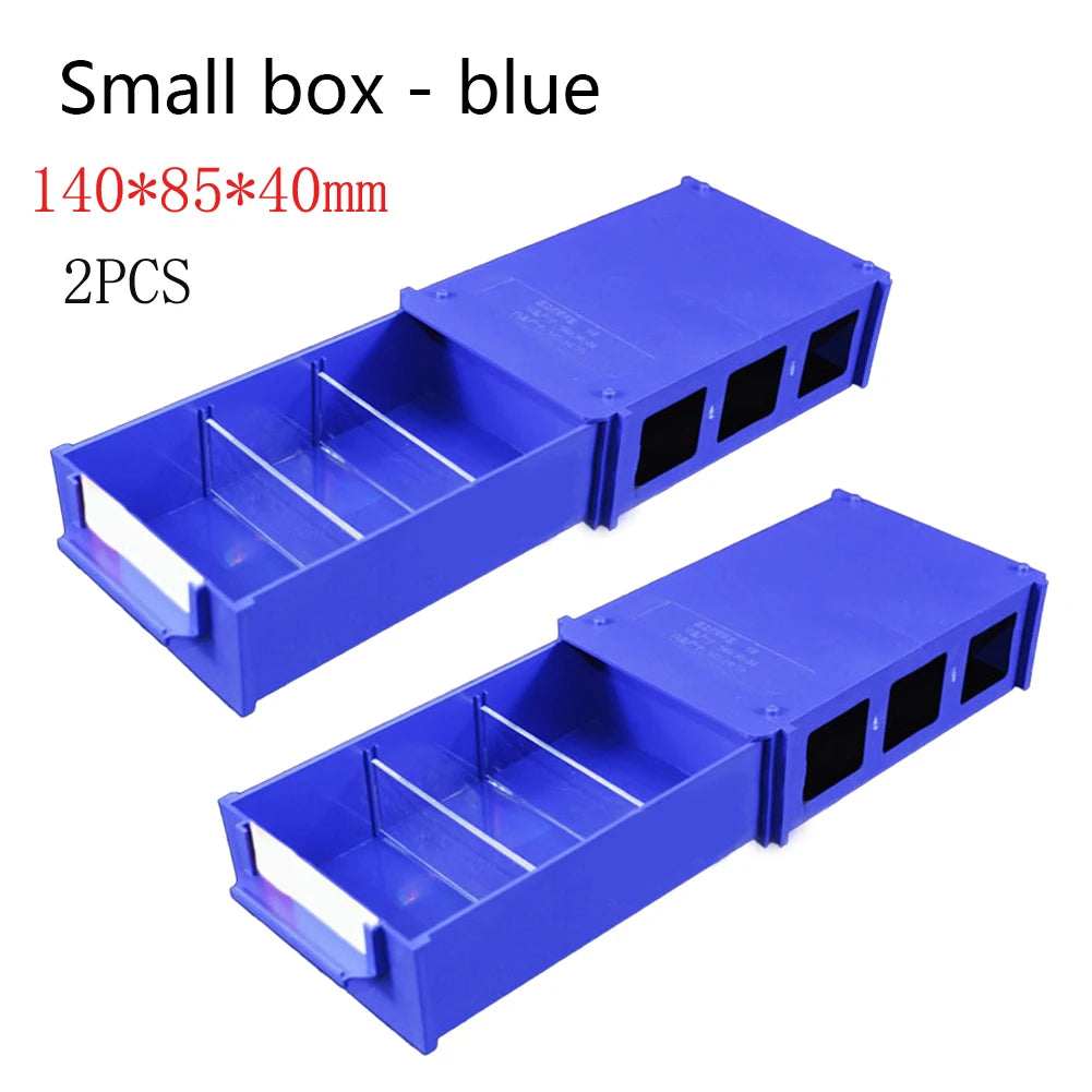 Stackable Plastic Hardware Parts Storage Boxes Component Screws Toolbox