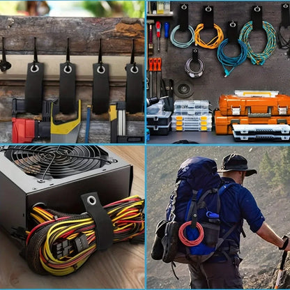 eprolo heavy-duty reusable nylon storage straps for organizing extension cords and cables efficiently