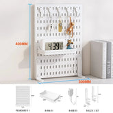 eprolo pegboard combination desktop storage kit with vertical and clip-type pegboard for organized workspace.