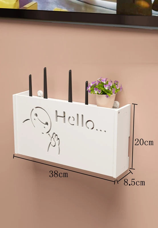 New Wireless Wifi Router Storage Box Living Room Socket Wifi Decoration