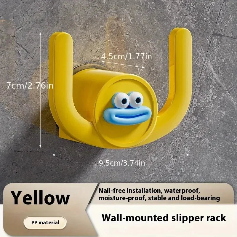 1Pc Cartoon Slippers Hook Bathroom Slipper Rack Shower Storage Organizer