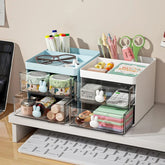 Small desktop organizer with drawers by eprolo, compact office storage box for keeping stationery and small supplies tidy.