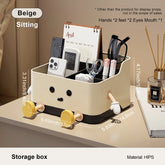 Eprolo UFORU desktop storage box for remote controls and debris, featuring organized compartments for easy clutter management.