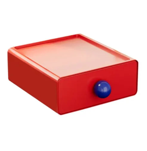 Dopamine Desk Organizer Box Stackable Dust-proof Desktop Storage Boxes