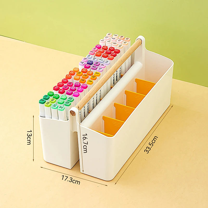 Large Capacity Multifunctional Storage Holder School Office Portable Holder