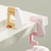 Cute duck-shaped desk side backpack hook by eprolo, perfect for hanging bags and accessories in a multifunctional design.
