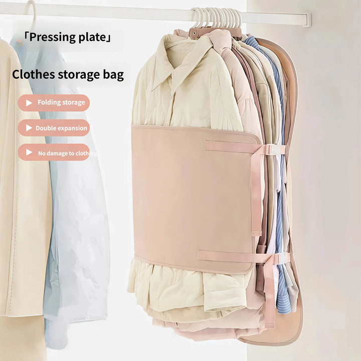 1pc Wardrobe Lazy Compressed Storage Board Dust Cover