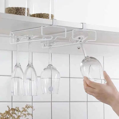 Hanging Red Wine Glass Storage Rack, Home High Footed Cup Storage Rack