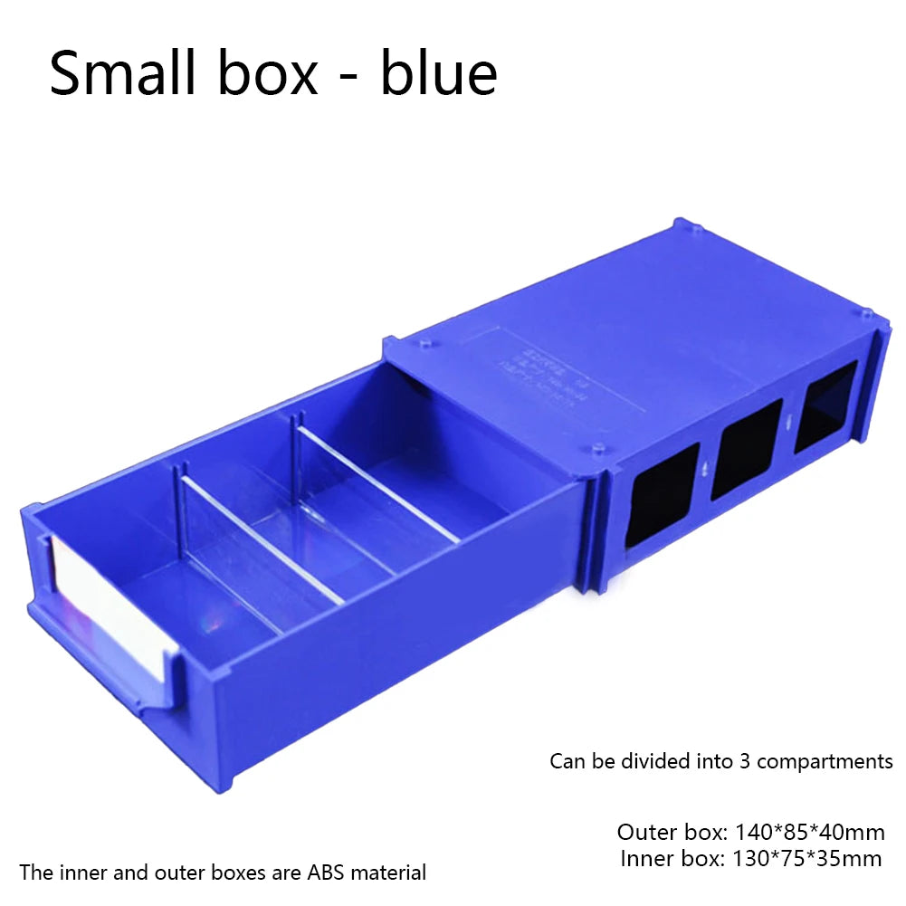 Stackable Plastic Hardware Parts Storage Boxes Component Screws Toolbox