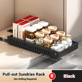 eprolo kitchen multifunctional organizer with spice rack and dish drying racks, drawer storage for utensils and small kitchen essentials