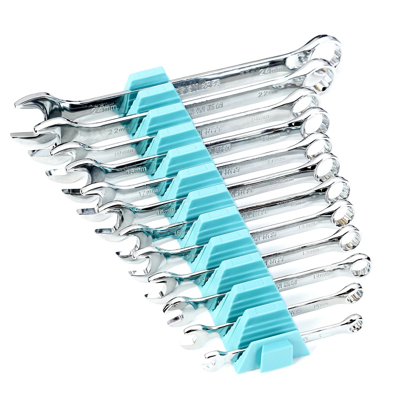 Wrench Organizer Modular System – 12 PCS Magnetic Wrench Organizer