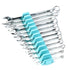 eprolo 12-piece magnetic wrench organizer set with modular system, showcasing organized wrenches in a sturdy storage solution
