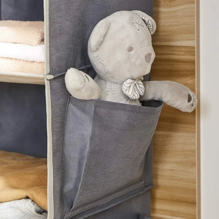 Hanging Closet Organizer, 6-Shelf Wardrobe Storage Bag with Hooks