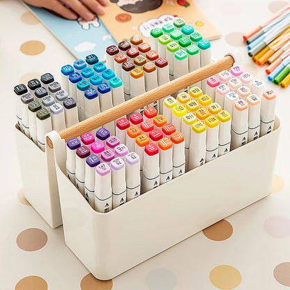 Large eprolo multifunctional storage holder with compartments for pens, office supplies, and school essentials.
